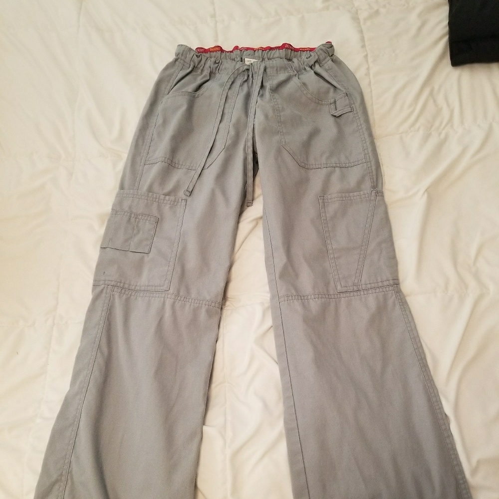 Gray scrub pants